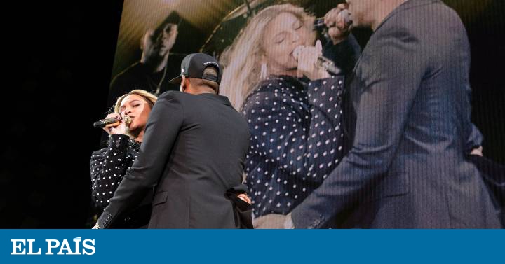 Un espontáneo salta al escenario en pleno concierto de Beyoncé y Jay-Z