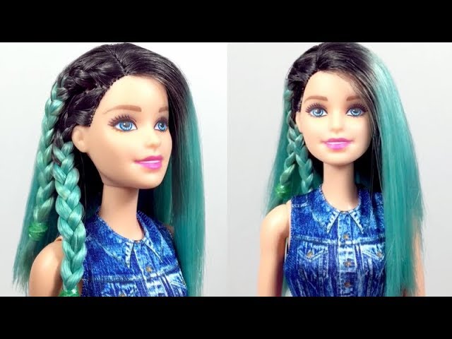 Barbie Hair Barbie Hairstyles Tutorial Barbie Hair Transformation #14