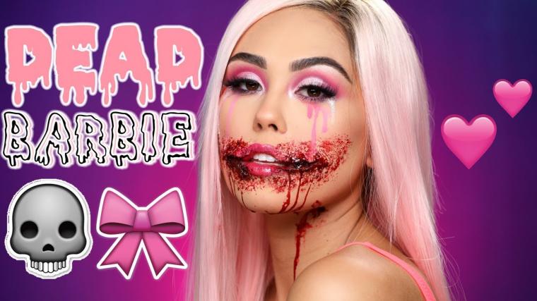 Dead Barbie Halloween Makeup Tutorial | Roxette Arisa