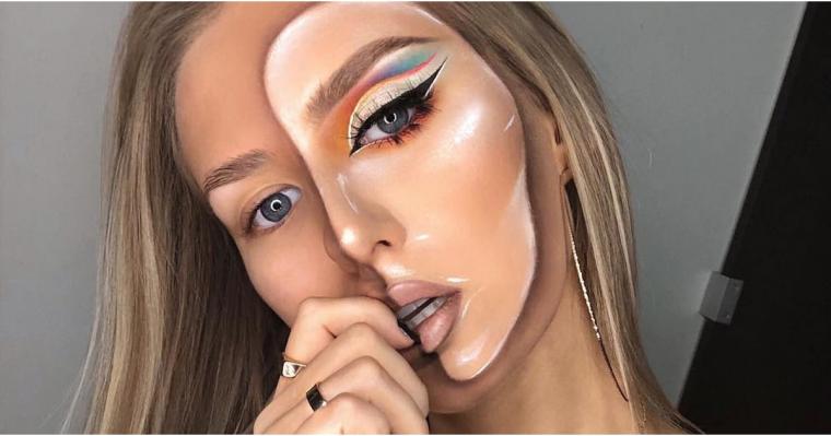 "Mask Off" Makeup Is Taking Over Instagram For Halloween, and It's Both Creepy and Cool