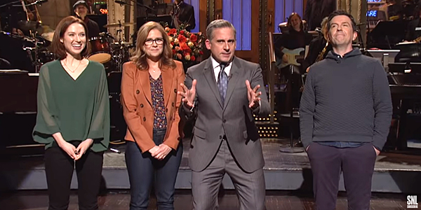 The Office Stars Reunited On SNL To Push Steve Carell For A Reboot