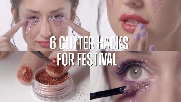 6 Glitter Hacks for Festival Beauty hacks