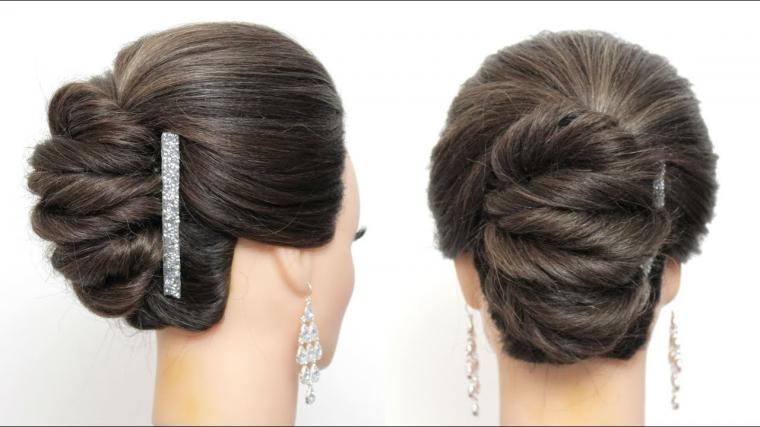 Prom Wedding Updo Tutorial. Easy Hairstyles For Long Hair