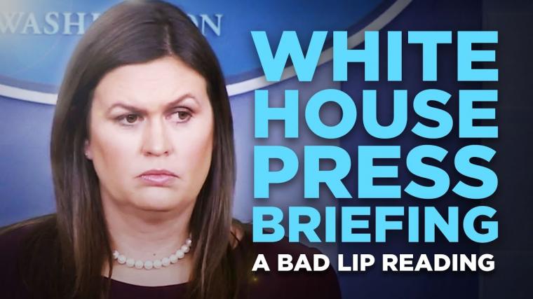 WHITE HOUSE PRESS BRIEFING A Bad Lip Reading