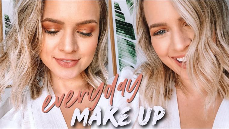 My Everyday Makeup Tutorial (How I do my makeup for filming!) Kayley Melissa