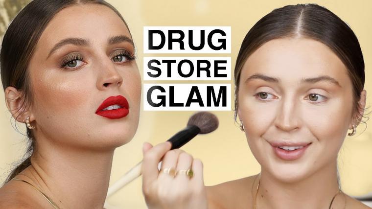 GETTING GLAM ON A BUDGET Drugstore Makeup Tutorial