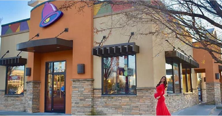 This Woman Took Her Maternity Photos at Taco Bell and Now She's My Idol