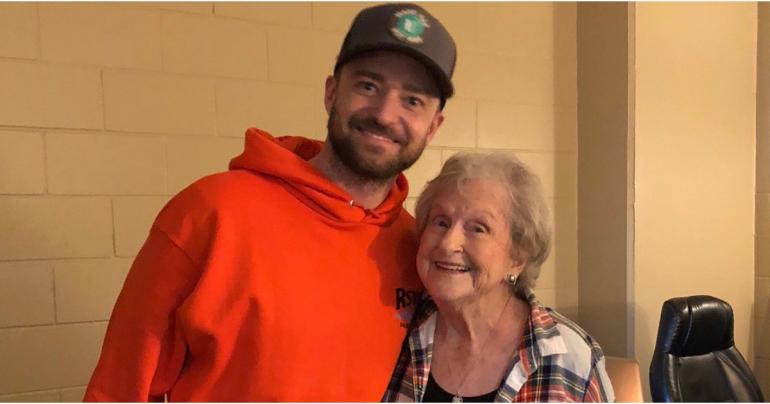 Justin Timberlake Gave an 88-Year-Old Grandma the Surprise of a Lifetime at His Concert