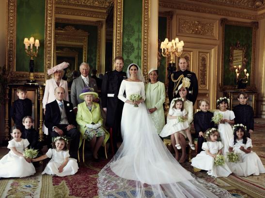The Significance Behind the Royal Family's Positions in the Official Wedding Photos