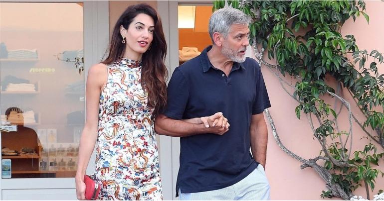 Everyone, Take Note: George Shows Off His Chivalrous Side During an Italian Date Night With Amal