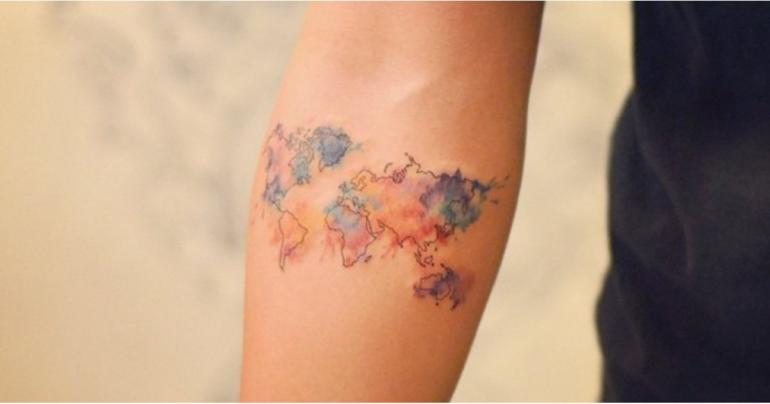 These 61 Map Tattoos Will Give You Major Wanderlust