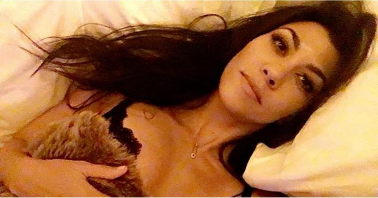 11 Photos of Kourtney Kardashian in Lingerie That Are So Hot, You'll Need to Call 911