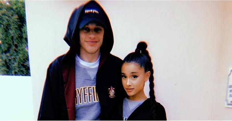 Ariana Grande and Pete Davidson Celebrate Their Engagement at the Happiest Place on Earth