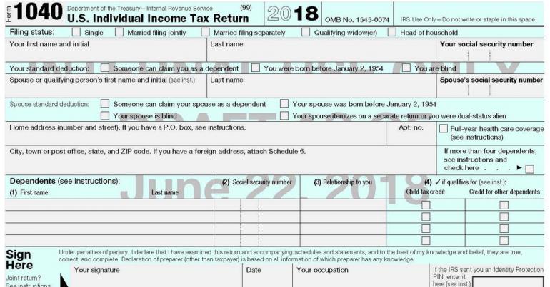 The New Tax Form Is Postcard-Size, but More Complicated Than Ever