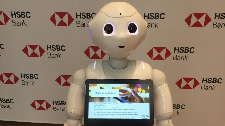 HSBC hopes to attract more customers with a robot named Pepper