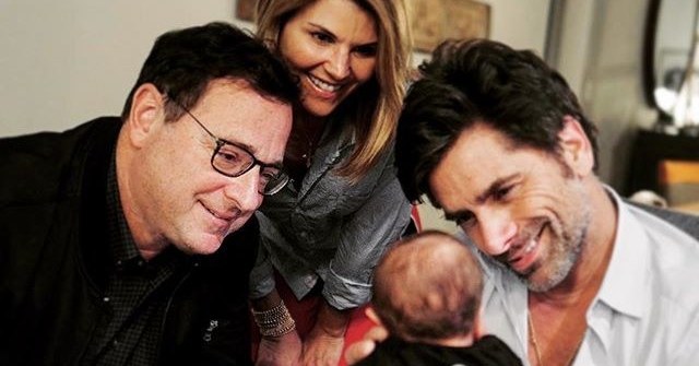 John Stamos Introduced His New Baby To His &quot;Full House&quot; Besties And I&#039;m Squealing