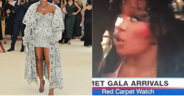 SZA Stopped Her Interview And Beelined For Rihanna At The Met Gala Because She&#039;s Only Human And You&#039;d Do It Too