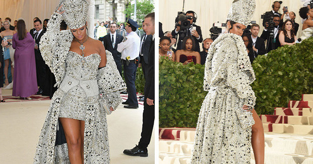Rihanna Just Shut Down The Met Gala With Her Pope Look And Everyone Can Go Home Now