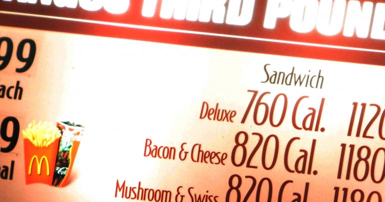 You Will Now See Calorie Counts On Menus Everywhere And People Have Thoughts