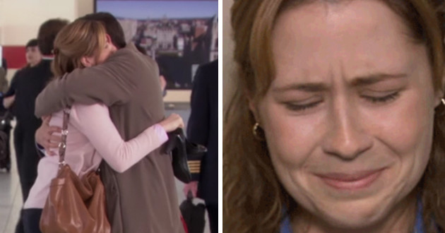 This Is What Pam Said To Michael During The Airport Scene In &quot;The Office&quot;