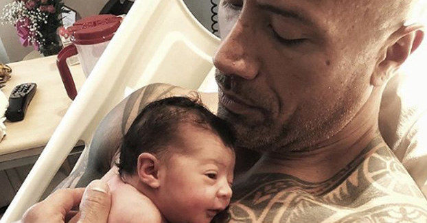 Why It's So Great That The Rock Did Skin-To-Skin Contact With His Baby Daughter