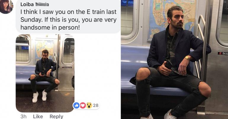 Model And "ANTM" Winner Nyle DiMarco Hilariously Caught A Woman Taking Creeper Photos Of Him On The Subway