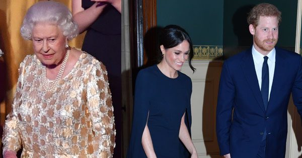 Meghan Markle cape dress: Prince Harry’s bride-to-be ensures she strictly follows royal fashion rules as she joins the Queen for birthday party concert