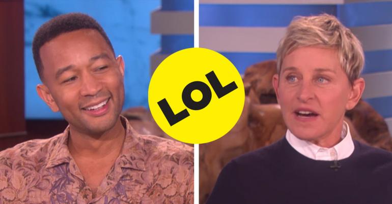 Ellen Tested John Legend On Chrissy Teigen Trivia And He Totally Nailed It