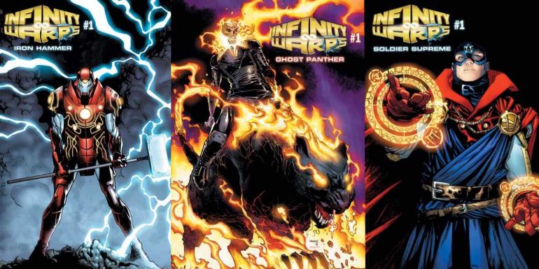 Marvel Teases Black Panther/Ghost Rider & More Hybrid Heroes