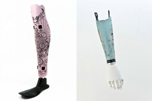 This design duo turns prosthetic limbs into works of art