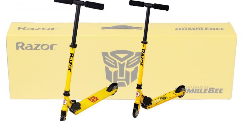 Exclusive First Look: Transformers Bumblebee Razor Scooters