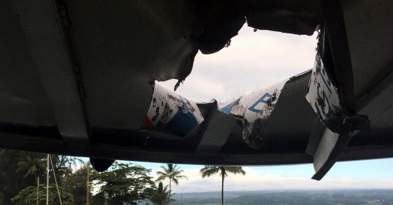 Lava Bomb Hits Tourist Boat in Hawaii, Injuring 23