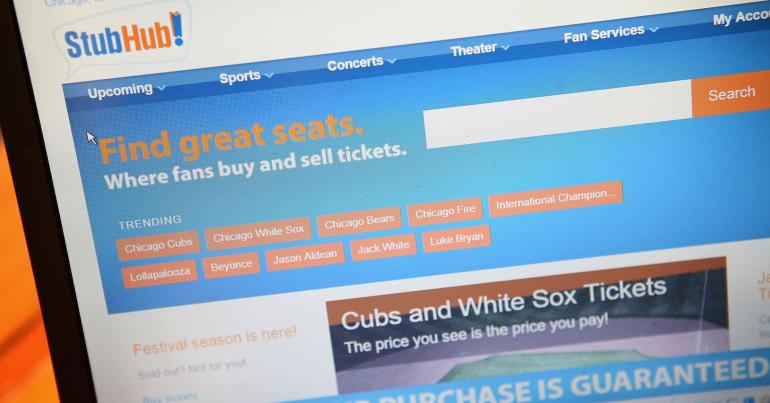 EBay revenue misses as a weak US sporting season hits StubHub