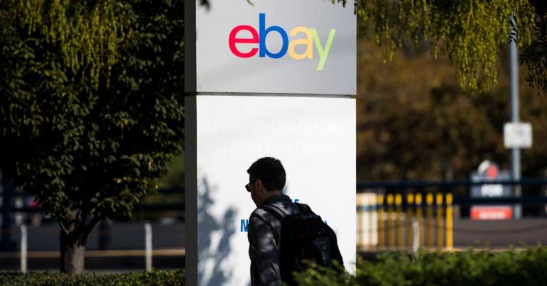 Shares of eBay drop 9 percent after weak growth, lowered revenue forecast