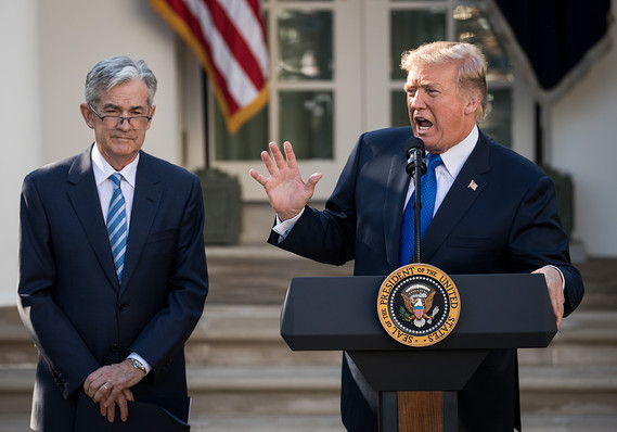 The Fed: Trump says he’s ‘not happy’ with Fed raising interest rates