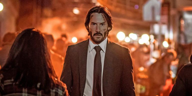 Keanu Reeves Escapes On A Horse In New John Wick 3 Photo