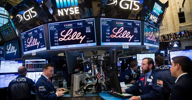 Eli Lilly shares surge after animal health IPO, earnings beat