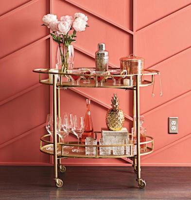 You'll Never, Ever Guess Where These 10 Cool Bar Carts Are From - Starting at Just $55