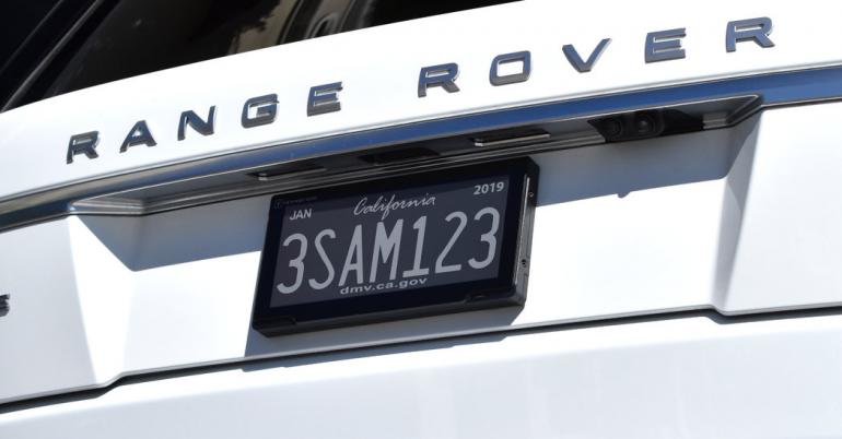 The Ordinary License Plate’s Days May Be Numbered