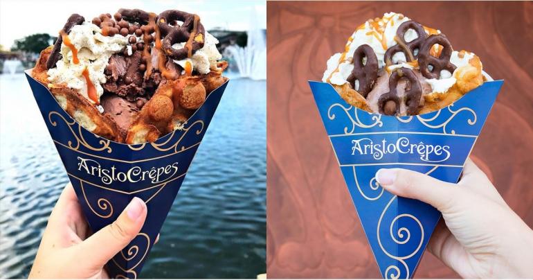 This Disney Dessert Combines Our Favorite Things: Waffles, Pretzels, and Ice Cream!