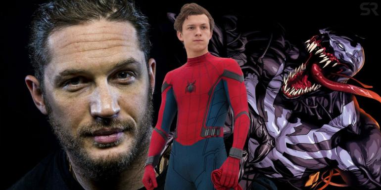 Venom Fan Art Imagines If Tom Hardy Caught Holland's Spider-Man