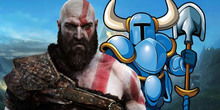 God of War Canon Includes Shovel Knight's Kratos Fight