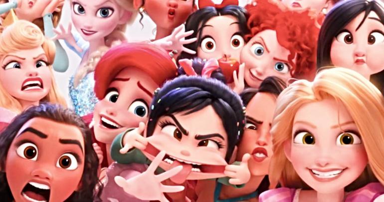 Wreck-It Ralph 2 Preview Parties with Disney Princesses & Gal Gadot's Shank