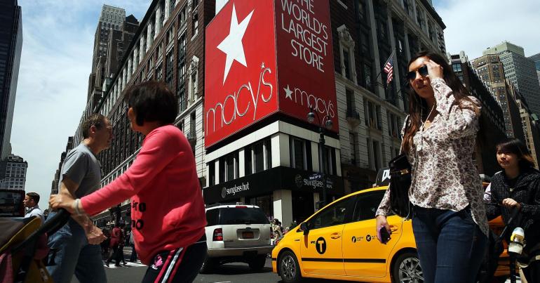 Macy's shares tumble as department store struggles to grow sales