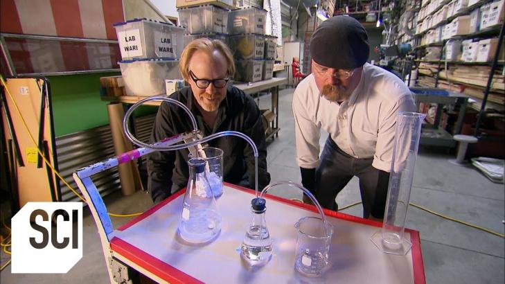 How Much Pressure is Generated by Antacid Tablets | MythBusters