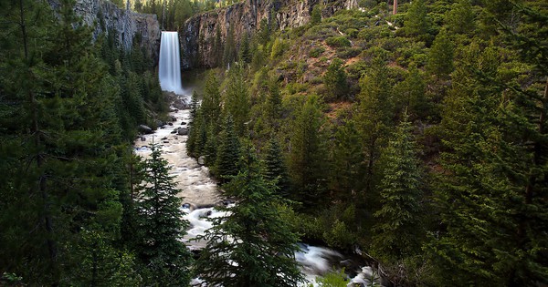 Photo: Tumalo Falls treats the forest to a show