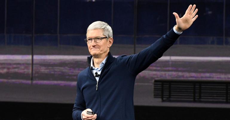 Apple's impressive rally is about to make CEO Tim Cook $120 million richer