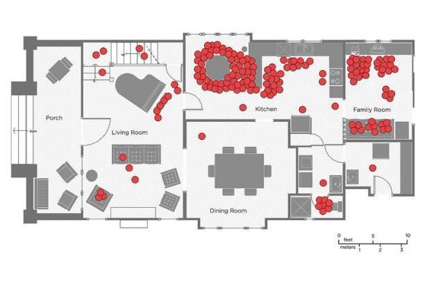 In One Chart: Here’s all the space we waste in our big American homes, in one chart