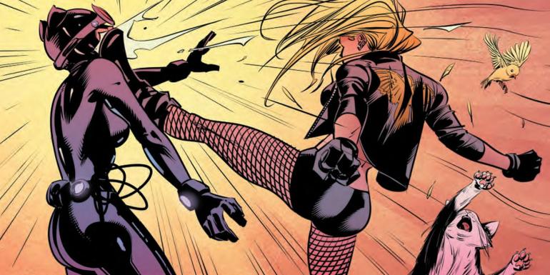 Catwoman Fights Black Canary For Reality As We Know It