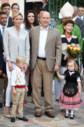 Princess Charlene and Prince Albert II Celebrate the End of Summer With Their Adorable Twins